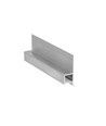 2m aluprofil OMNI10 AC2 - Ubehandlet aluminium, indspartling, LED skinne