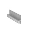 2m aluprofil OMNI10 AC2 - Ubehandlet aluminium, indspartling, LED skinne