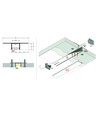 2m aluprofil PLANE14 IN BC3 - Anodiseret, indspartling, LED skinne