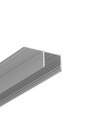 2m aluprofil PLANE14 SIDE BC3 - Anodiseret, indspartling, LED skinne