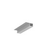 2m aluprofil PLANE14 SIDE BC3 - Anodiseret, indspartling, LED skinne