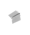 2m aluprofil SMOOTH12 BC/Q9 - Ubehandlet aluminium, indspartling, LED skinne