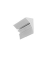 2m aluprofil SMOOTH12 BC/Q9 - Ubehandlet aluminium, indspartling, LED skinne