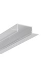1m aluprofil VARIO30-04 ACDE-9 - Ubehandlet aluminium, indspartling, LED skinne