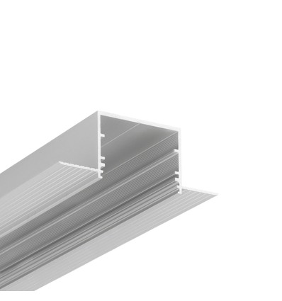 2m aluprofil VARIO30-05 ACDE-9 - Anodiseret, indspartling, LED skinne