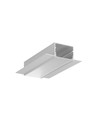 2m aluprofil VARIO30-05 ACDE-9 - Anodiseret, indspartling, LED skinne