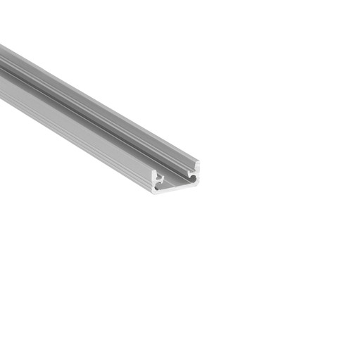 2m aluprofil FLOOR8 K - Anodiseret, fliseprofil, LED skinne