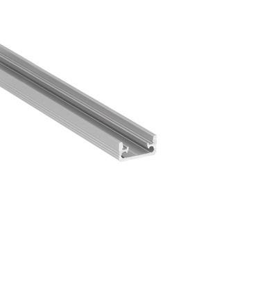 2m aluprofil FLOOR8 K - Anodiseret, fliseprofil, LED skinne