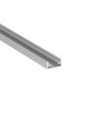 2m aluprofil FLOOR8 K - Anodiseret, fliseprofil, LED skinne