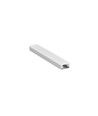 2m aluprofil FLOOR8 K - Anodiseret, fliseprofil, LED skinne