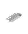 2m aluprofil UNI-TILE12 180DEG C PLUS - Anodiseret, fliser/klinker-profil, LED skinne