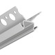 2m aluprofil UNI-TILE12 270DEG C PLUS - Anodiseret, fliseprofil, LED skinne