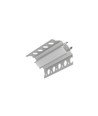 2m aluprofil UNI-TILE12 90DEG C PLUS - Anodiseret, fliseprofil, LED skinne