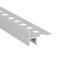 1m aluprofil UP-TILE10 A - Anodiseret, fliseprofil, LED skinne