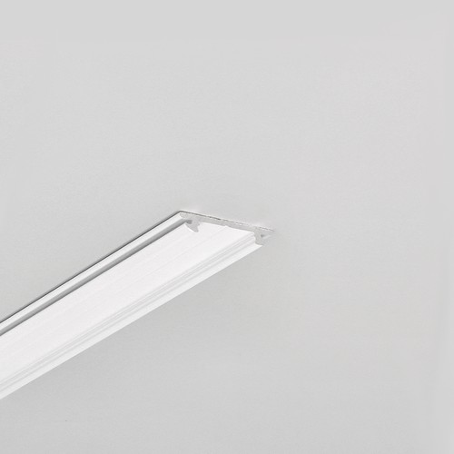1m aluprofil ARC12 CD/U5 - Hvid lakeret