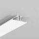 1m aluprofil BACK10 A/UX - Hvid lakeret