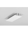 1m aluprofil BACK10 A/UX - Hvid lakeret