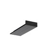 1m aluprofil BACK10 A/UX - Sort lakeret