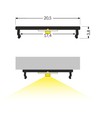 2m aluprofil FIX16 - Anodiseret