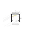 Aluminiums profil Til LED Strip (Smart10) - 2 Meter