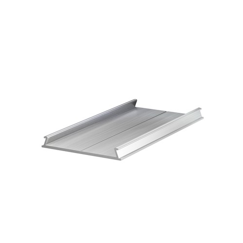 1m monteringsprofil C10 - Ubehandlet aluminium