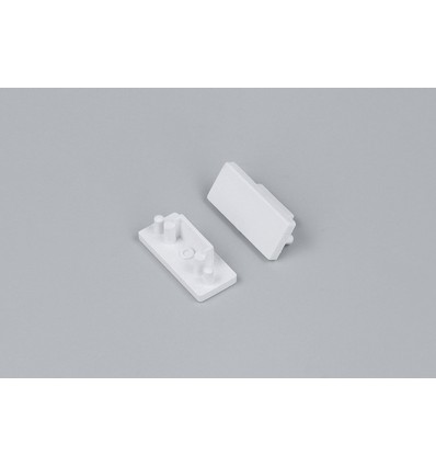 1 stk. Endestykke SURFACE10.V2 - Hvid