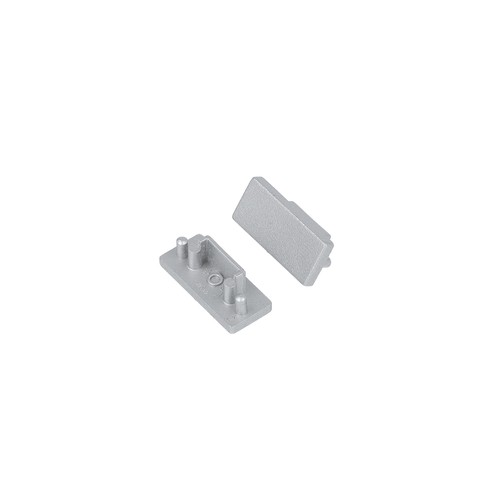 1 stk. Endestykke SURFACE10.V2 - Sølvfarvet