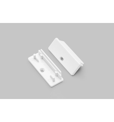 Endestykke WIDE24 - Med hul, hvid