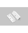 Endestykke WIDE24 - Med hul, hvid