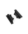 Endestykke GROOVE14 GEN2 SQ - Med hul, sort