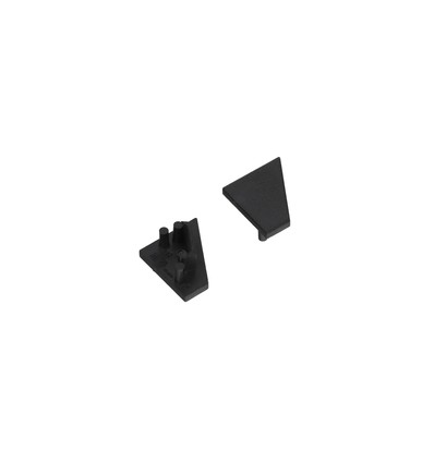 Endestykke CORNER10.V2 - Sort