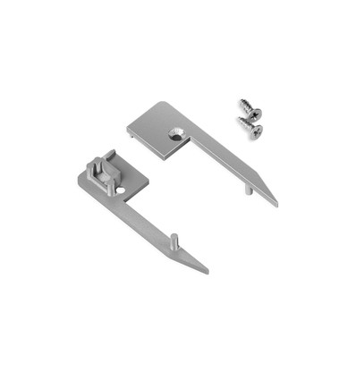 Endestykke UP-MINI10 - Sølvfarvet