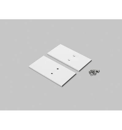 Endestykke VARIO30-27 - Metal, hvid