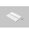 Endestykke VARIO30-34 - Metal, hvid