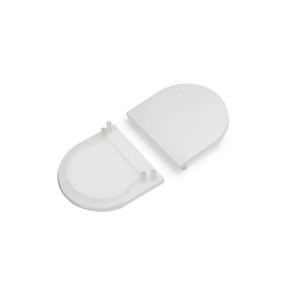 Endestykke VARIO30-01-D9 - Mælkehvidt