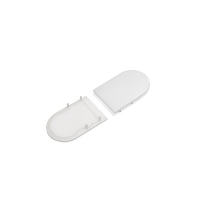 Endestykke VARIO30-02-D9 - Mælkehvidt