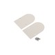 Endestykke NAMI23 - Metal, beige lakeret