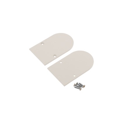Endestykke NAMI23 - Metal, beige lakeret