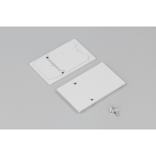 Endestykke COMBO30-01A - Metal, hvid
