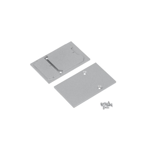 Endestykke COMBO30-01A - Metal, sølvfarvet