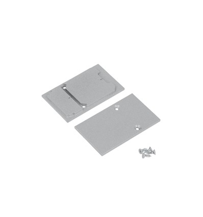 Endestykke COMBO30-01A - Metal, sølvfarvet