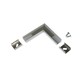 Profilsamler SLIM8 90DEG - Anodiseret