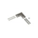 Profilsamler GROOVE14 90DEG - Anodiseret