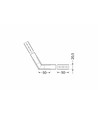Profilsamler LINEA20 120DEG - Anodiseret