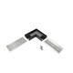 Profilsamler SURFACE14 90DEG - Sort anodiseret