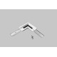Profilsamler GROOVE10 90DEG - Hvid lakeret