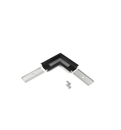 Profilsamler GROOVE10 90DEG - Sort anodiseret