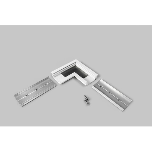 Profilsamler GROOVE14 90DEG - Hvid lakeret