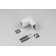 Profilsamler WALLE12 90DEG - Hvid lakeret