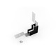 Profilsamler LINEA20 270DEG - op / ned, sort
